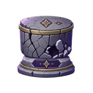 damaged relic pedestal