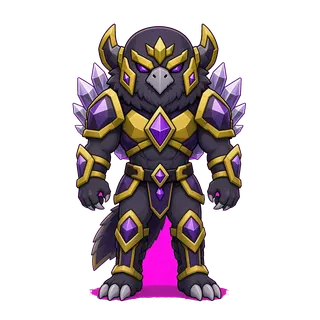 original adult beast enemy, facing south