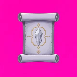 quest scroll, plain design