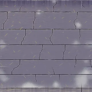 dust-covered weathered plank floor