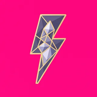 lightning bolt, plain design