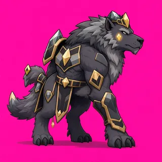 original adult beast enemy, facing east