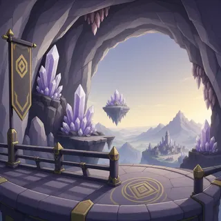 border overlook at daybreak