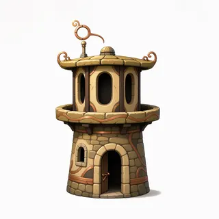 weathered watchtower