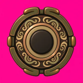 unlabelled button, pressed state