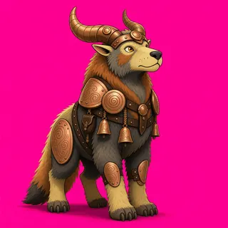 original adult beast enemy, facing east
