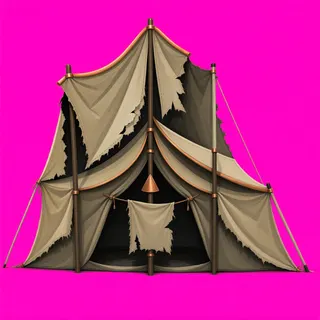 damaged tent