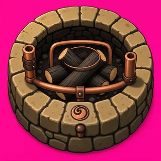 clean campfire ring