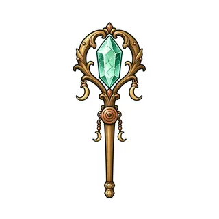 staff, ornate design