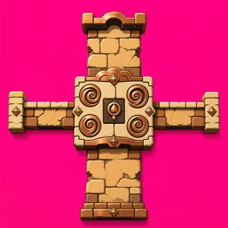 wall cross junction, intact