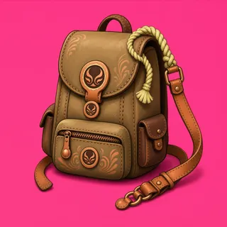 backpack, ornate design