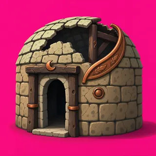 damaged small dwelling