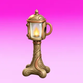 frosted lantern post