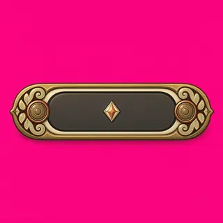 empty status bar frame, disabled-muted state