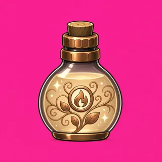 healing potion, rare accent design