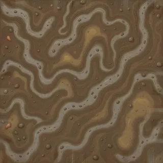 weathered wet mud