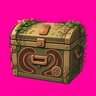 overgrown storage chest