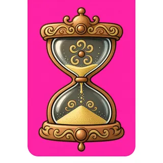 hourglass, rare accent design
