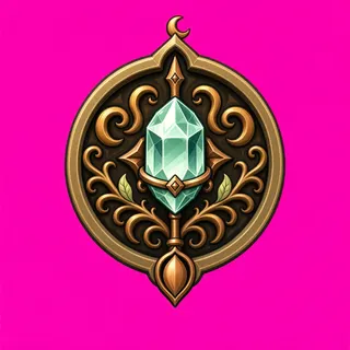 energy crystal, ornate design