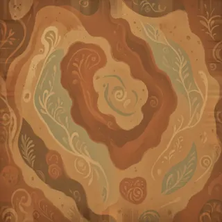 weathered earthen floor