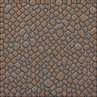 frosted worn cobbles