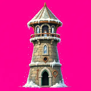 frosted watchtower