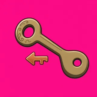 key, plain design