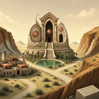 ancient landmark at daylight