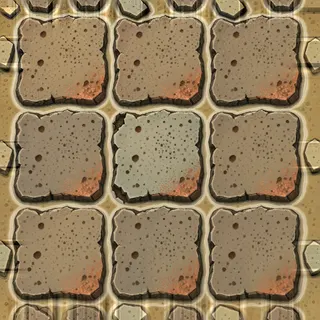 weathered flat paving
