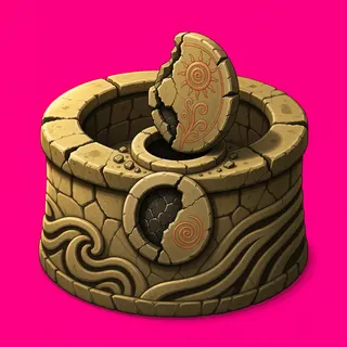 damaged relic pedestal
