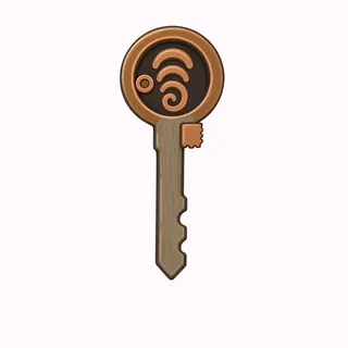 key, rare accent design