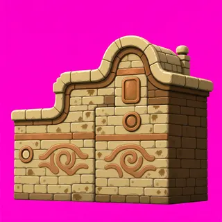 roof outer corner, weathered