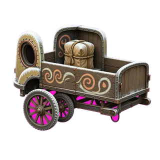 frosted abandoned cart