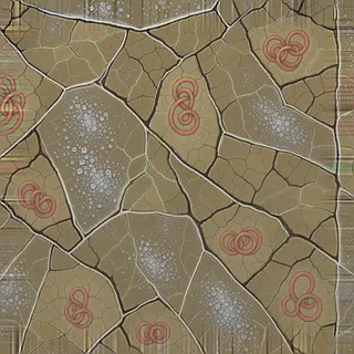 frosted earthen floor
