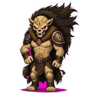 original adult beast enemy, facing south