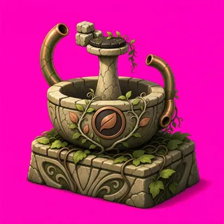 overgrown relic pedestal