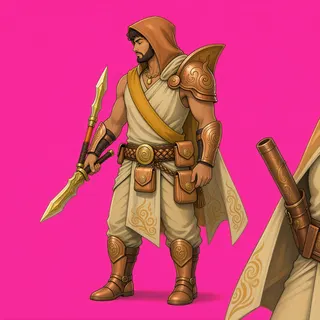 original adult guard, facing west
