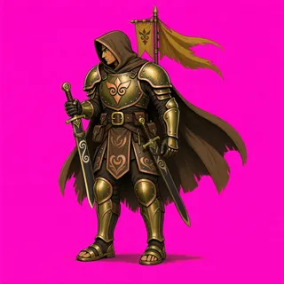 original adult armored enemy, facing west