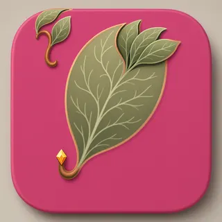 leaf, rare accent design