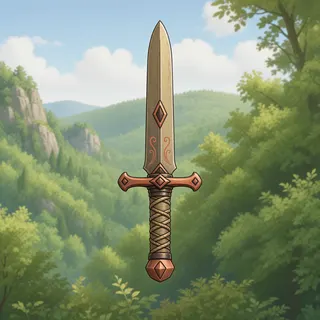sword, plain design
