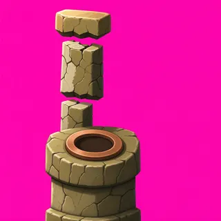 weathered broken pillar