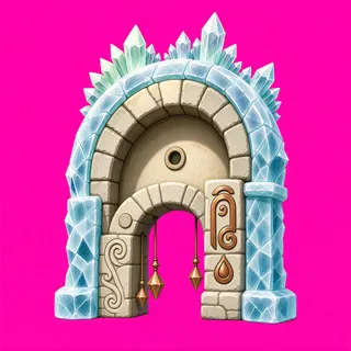 frosted archway