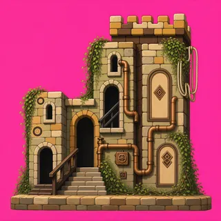 cliff corner, overgrown