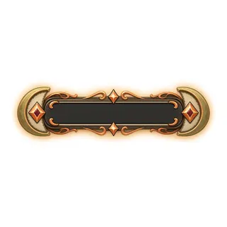 empty status bar frame, hover-highlighted state