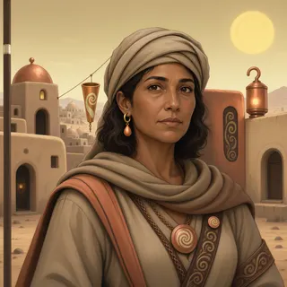 original adult explorer, calm expression