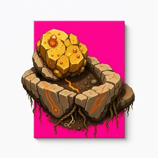 weathered resource deposit