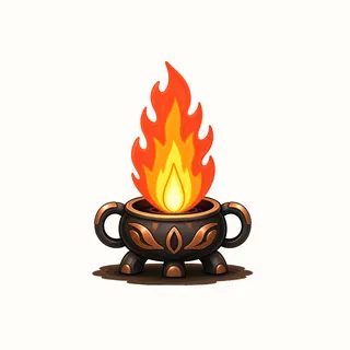 small flame