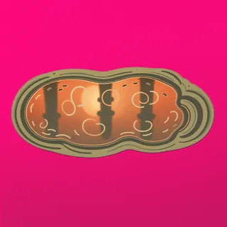 shallow puddle, elongated arrangement