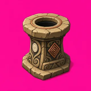 weathered relic pedestal