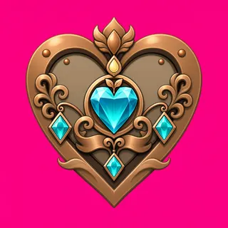 heart, rare accent design